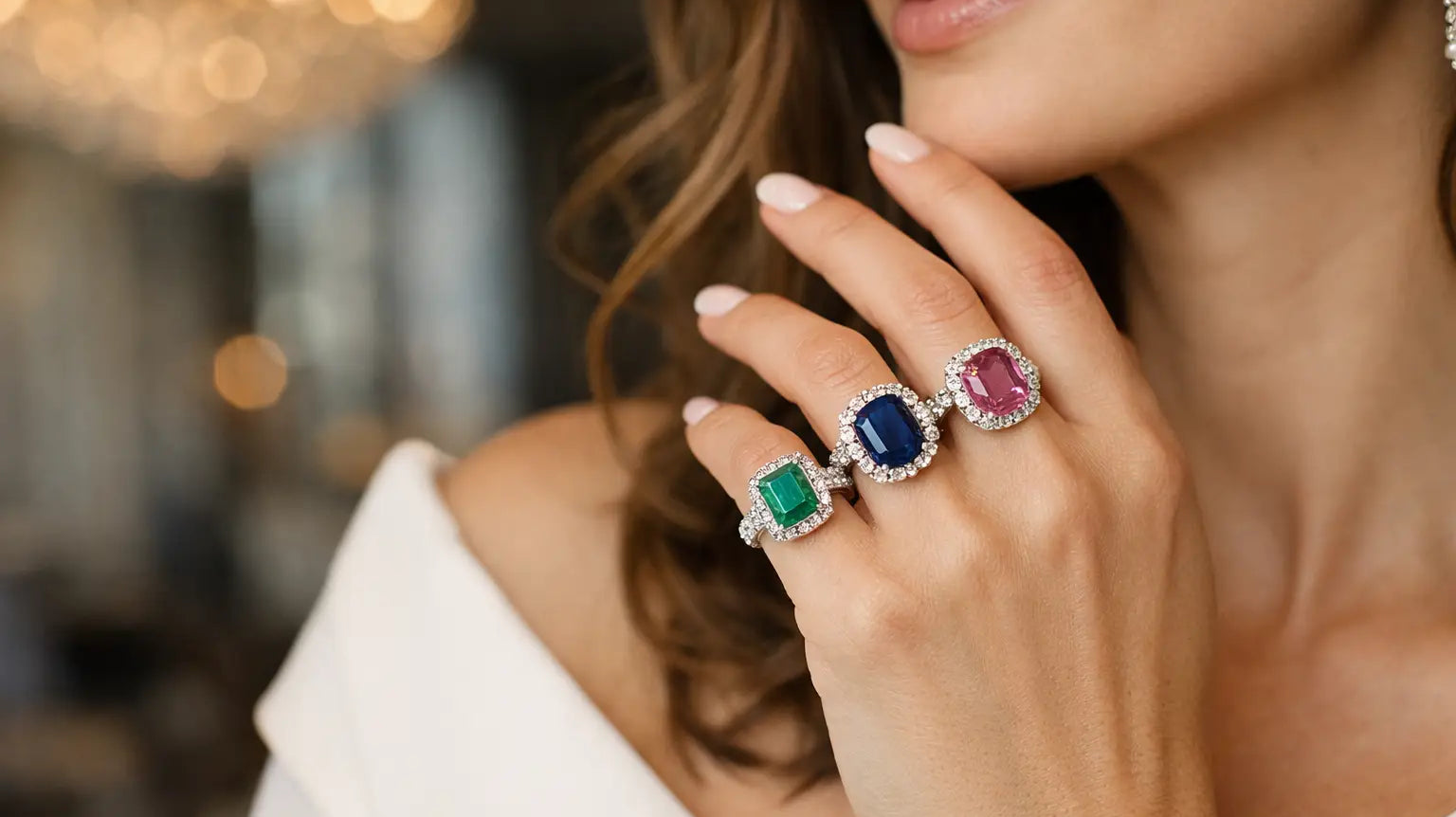 Gemstone Rings That Make Every Entrance Count