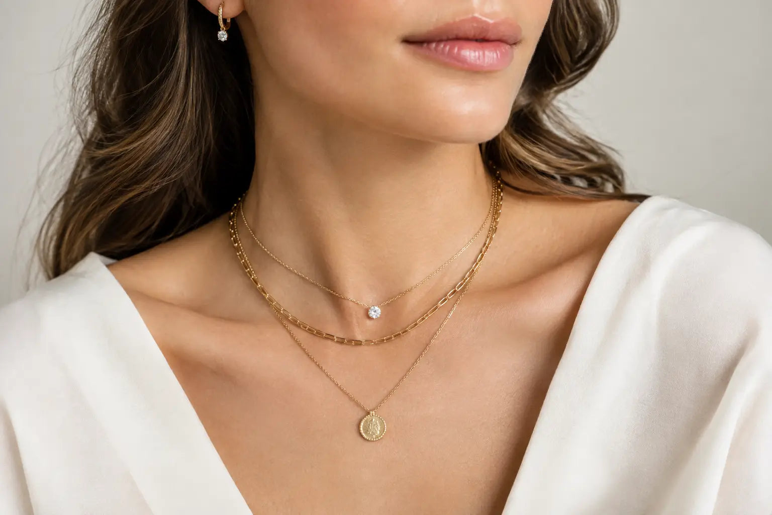 How to Layer Gold Chains With Fine Jewellery