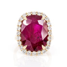 Ruby Ring Front view