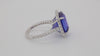 10.01ct Tanzanite Diamond Ring in 18K Gold - SOLD
