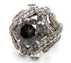 10.00ct Salt & Pepper Galaxy Diamond Ring PT950 - SOLD