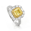 1.20ct GIA Fancy Yellow Diamond Ring