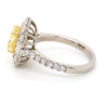 1.20ct GIA Fancy Yellow Diamond Ring