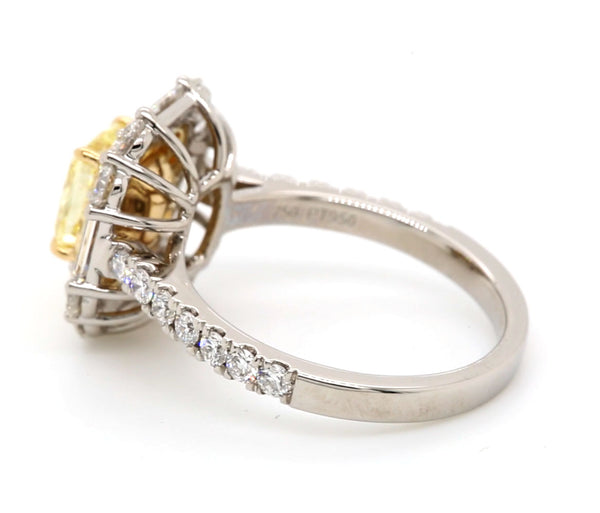 1.20ct GIA Fancy Yellow Diamond Ring