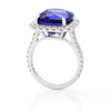 10.01ct Tanzanite Diamond Ring in 18K Gold - SOLD